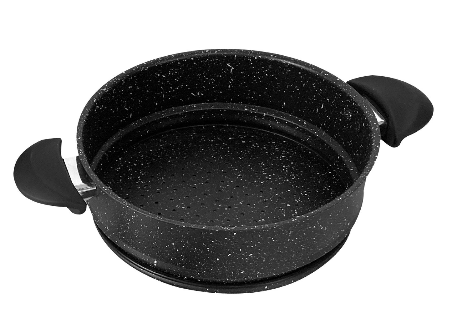 COUSCOUSSIER 4 L. STAINLESS STEEL BLACK EDITION KAMBERG®