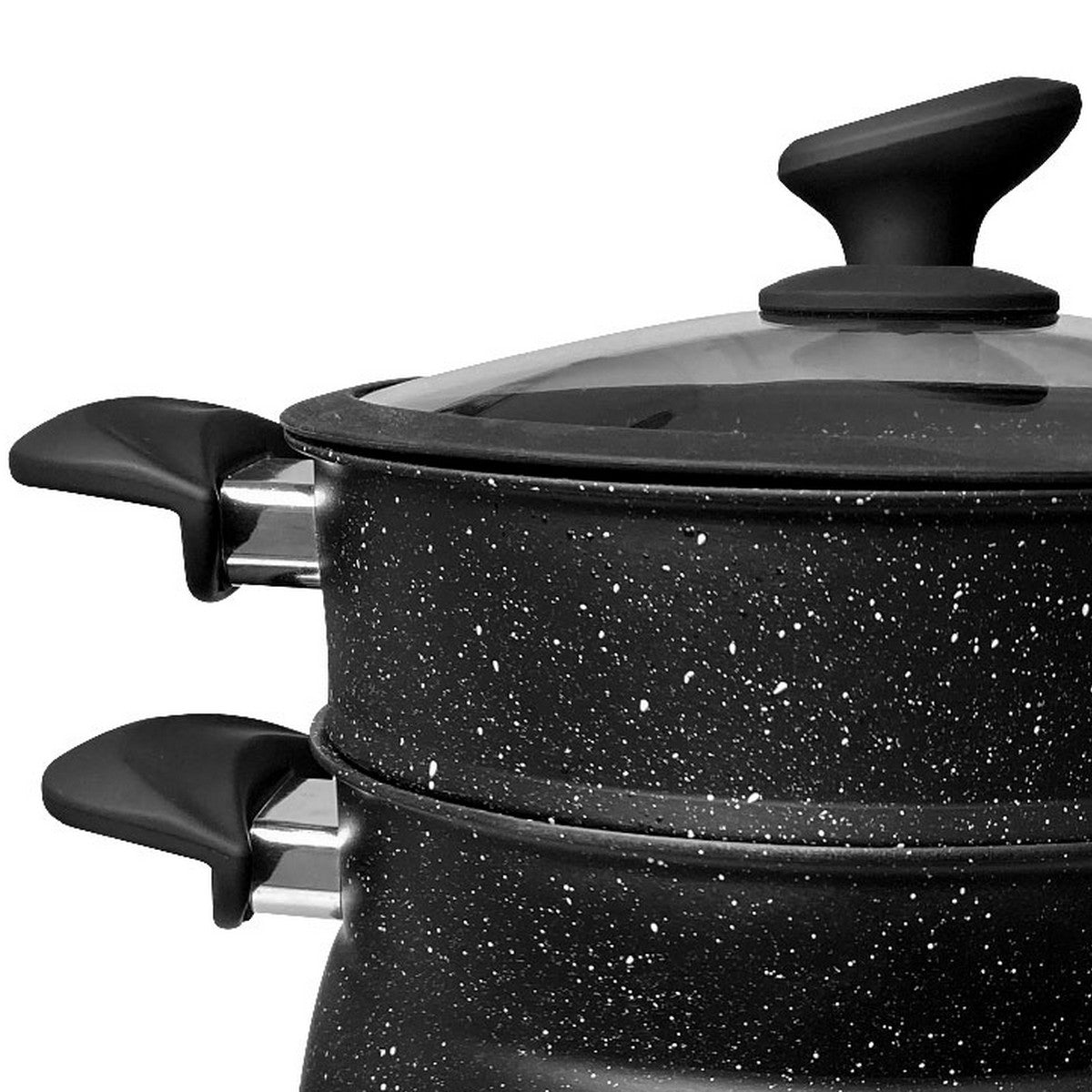 COUSCOUSSIER 4 L. STAINLESS STEEL BLACK EDITION KAMBERG®
