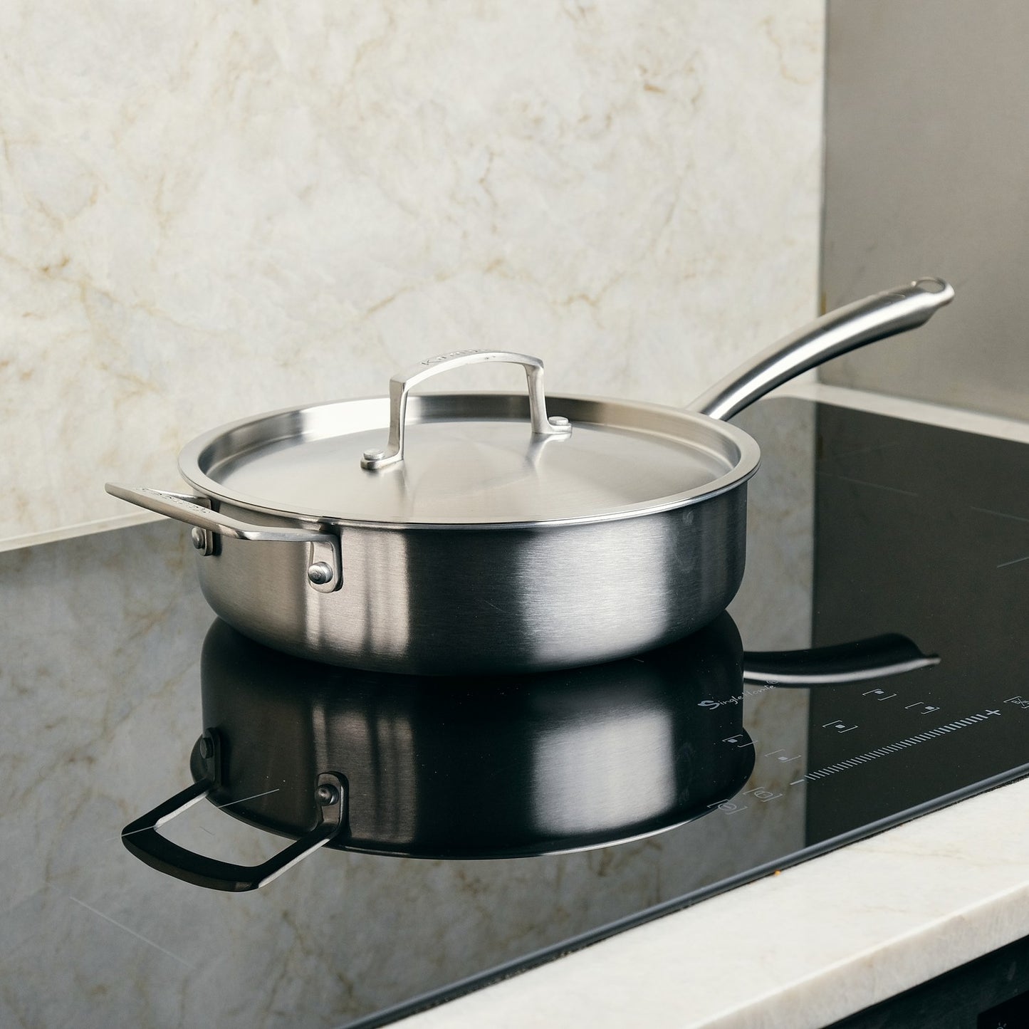 SAUTEUSE 24 CM INOX 18/10 TRIPLY - KAMBERG®
