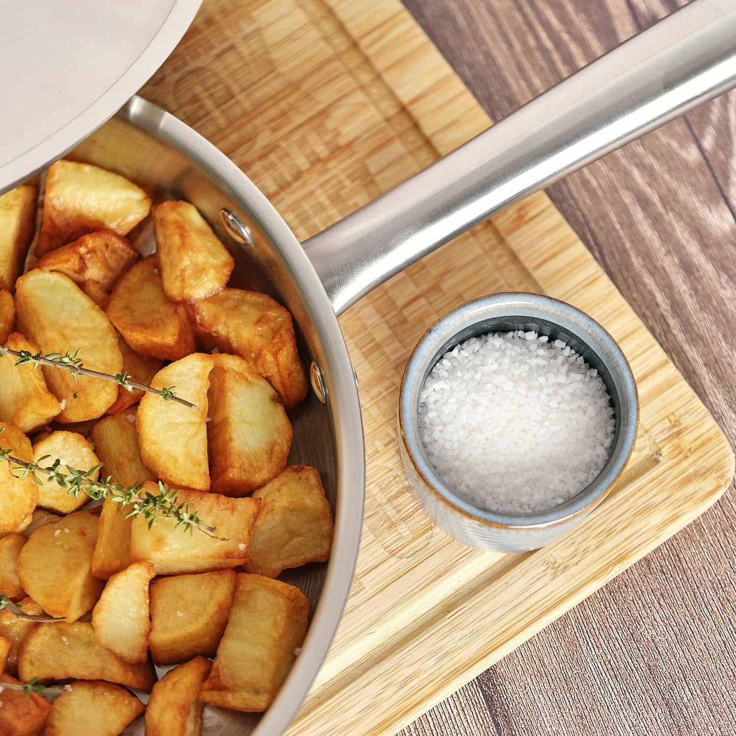 SAUTEUSE 24 CM INOX 18/10 TRIPLY - KAMBERG®