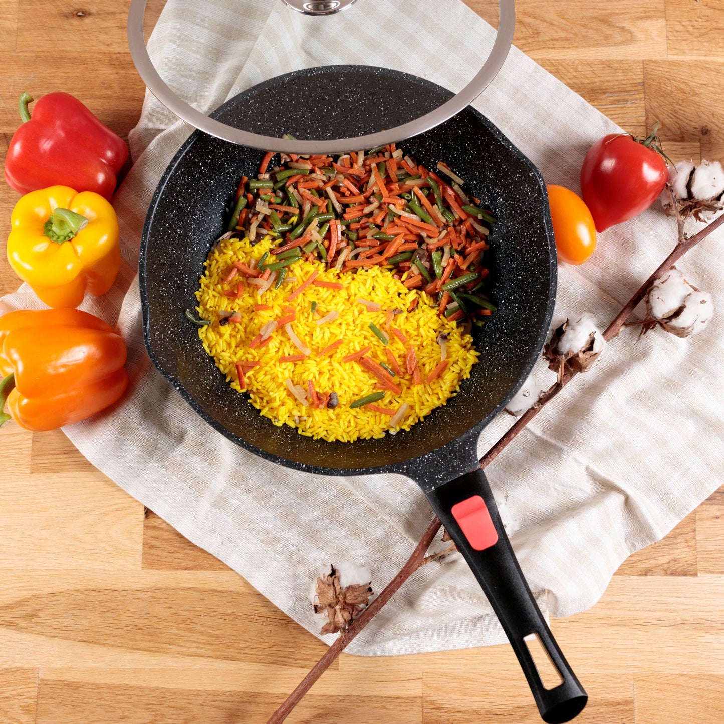 WOK 30 CM CAST ALUMINUM KAMBERG®