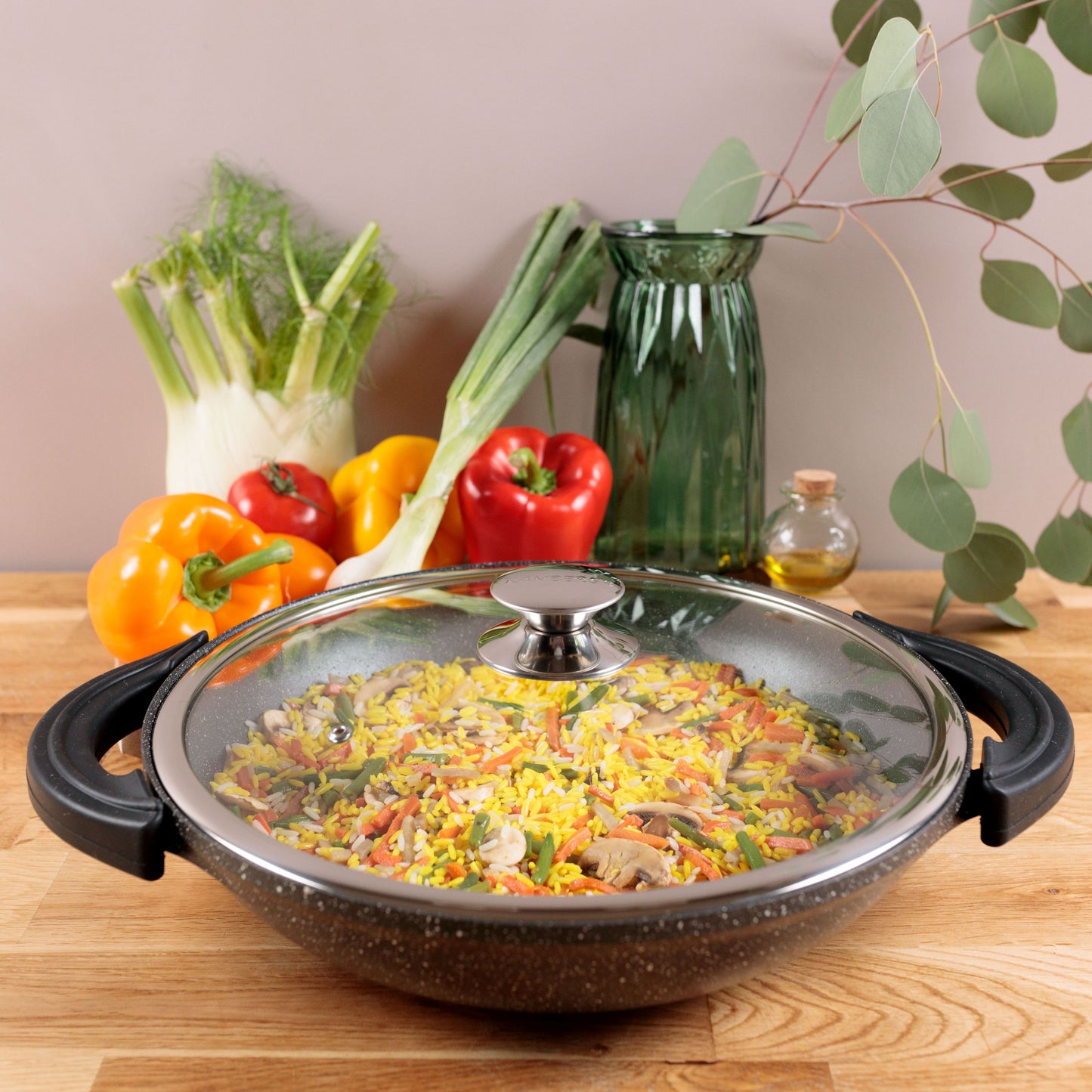 WOK 32 CM CAST ALUMINUM KAMBERG®