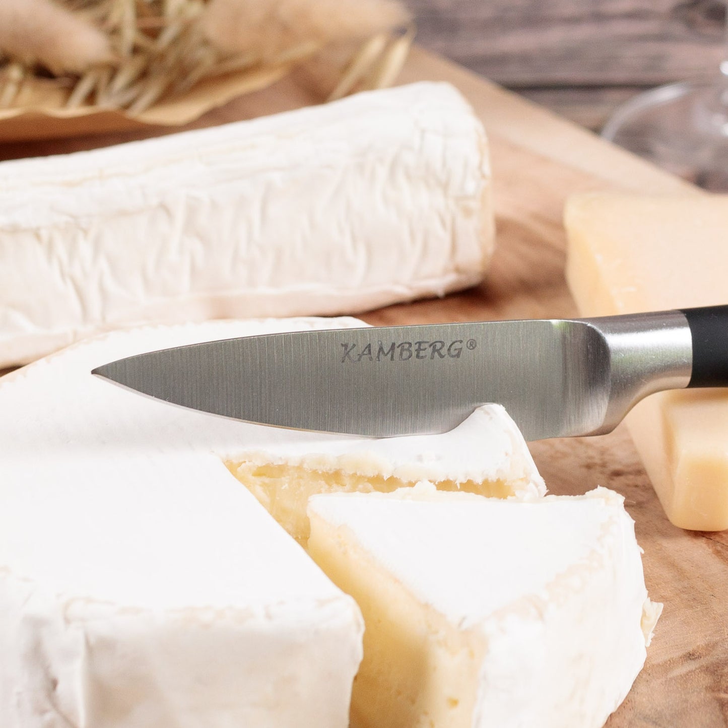 BLOC COUTEAUX 8 PCS NOIR KAMBERG®