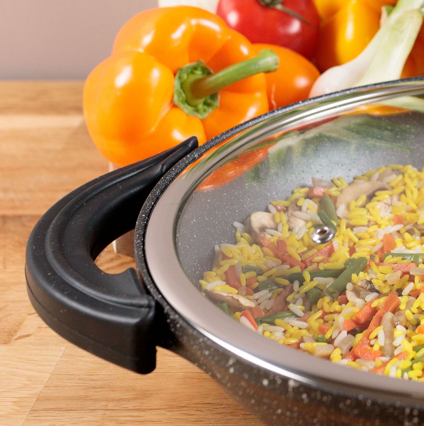 WOK 36 CM CAST ALUMINUM KAMBERG®