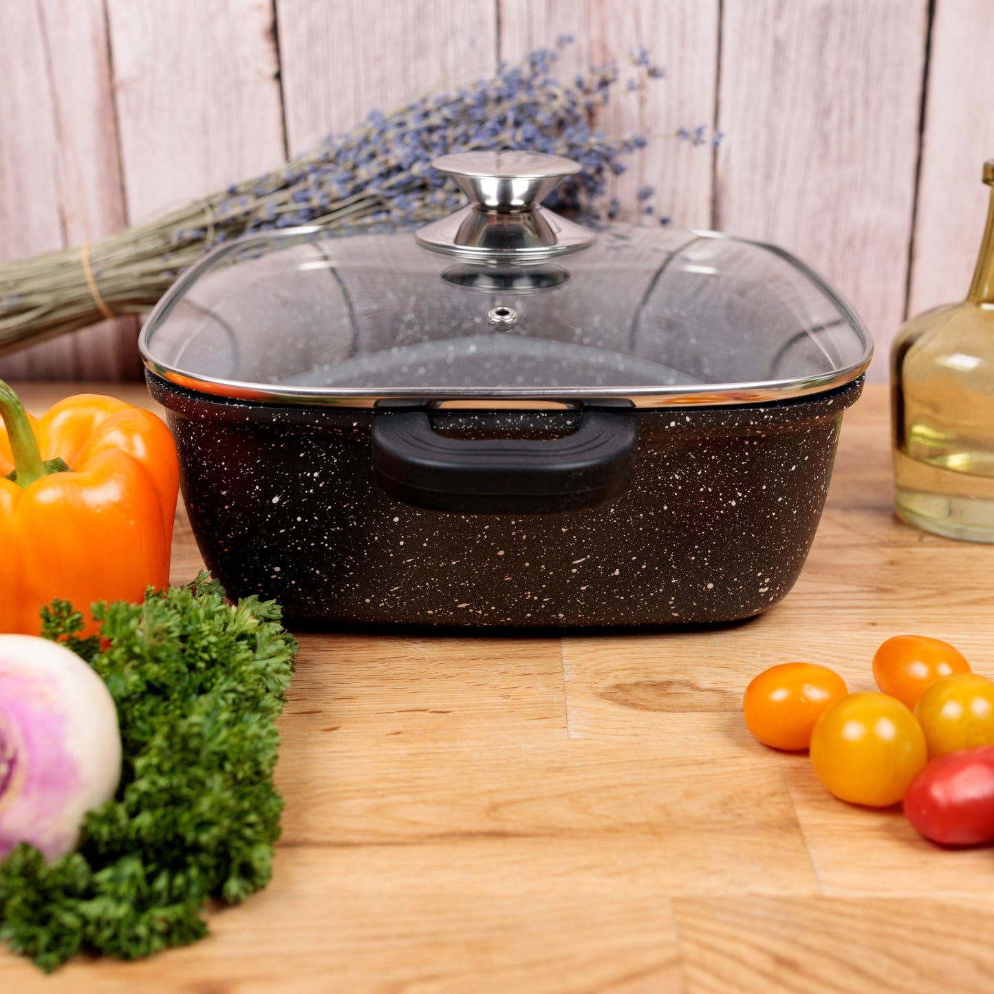 SQUARE STOT POT 24x24 CM CAST ALUMINUM KAMBERG®