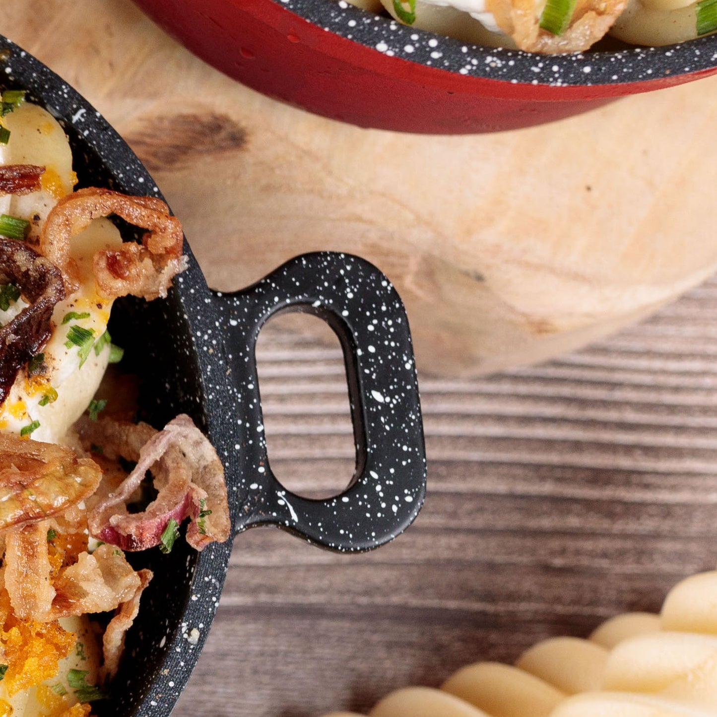 MINI COCOTTE X 4 - 12 CM BLACK ROUND CAST ALUMINUM KAMBERG®