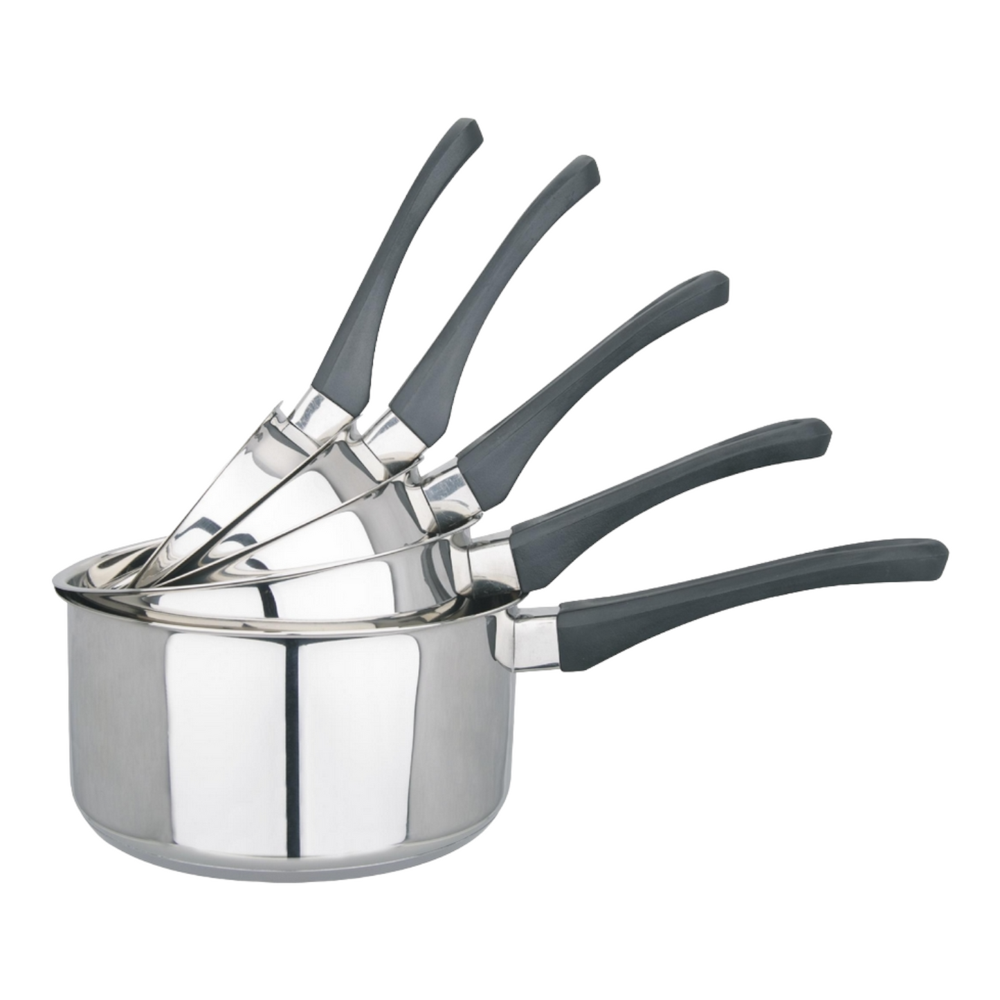 SERIES 5 STAINLESS STEEL PANS WITH KAMBERG® BAKELITE HANDLES