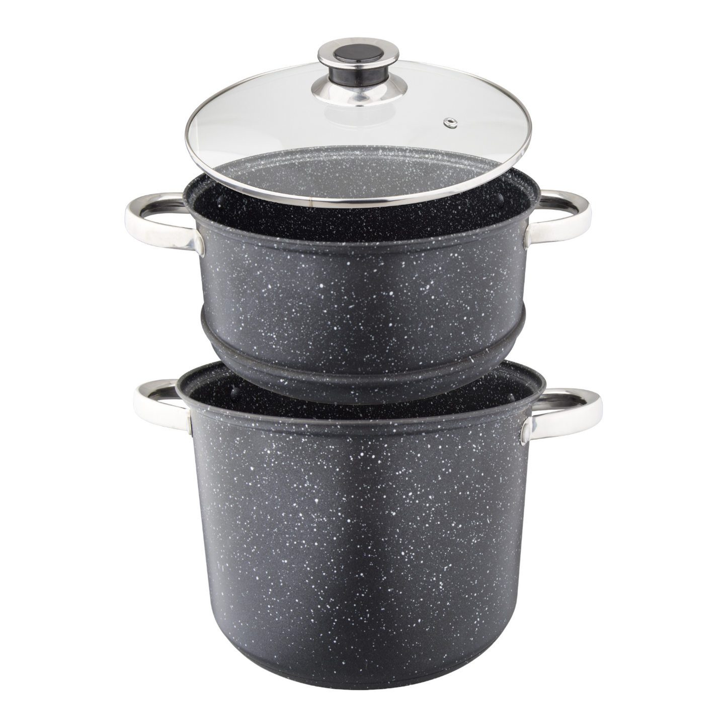 COUSCOUSSIER 12 L. STAINLESS STEEL BLACK EDITION KAMBERG®