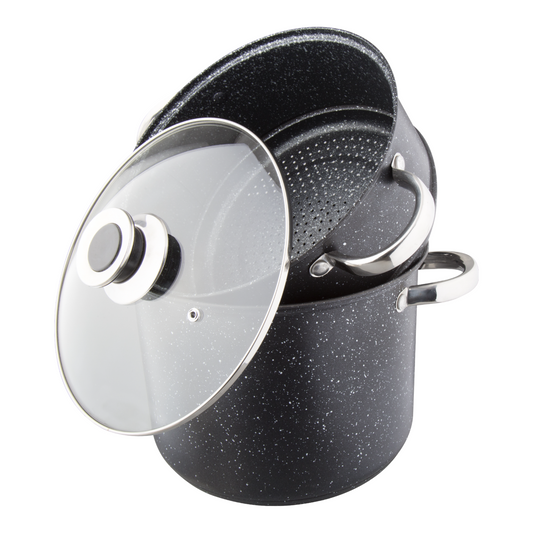 COUSCOUSSIER 8 L. STAINLESS STEEL BLACK EDITION KAMBERG®