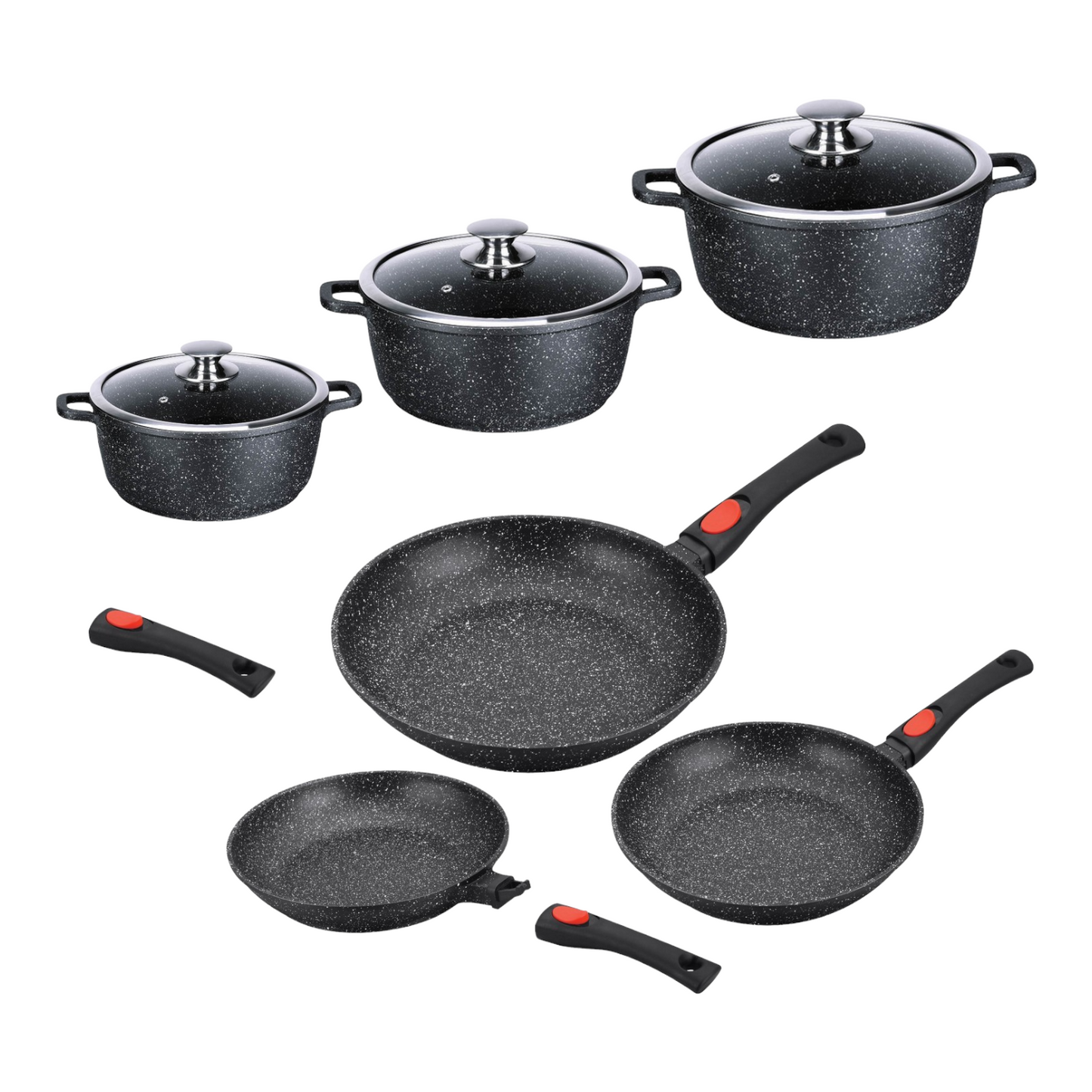 BATTERIE 12 PCS FONTE D'ALUMINIUM KAMBERG®