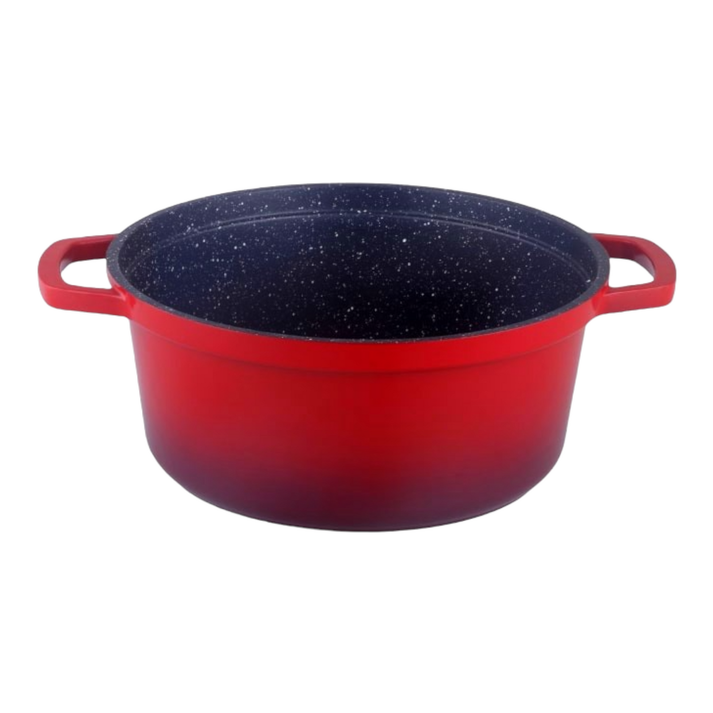 COCOTTE 16 CM ROUGE RONDE FONTE D'ALUMINIUM KAMBERG®