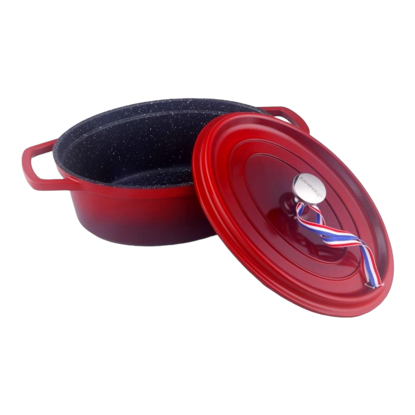 COCOT COTTE 26 CM RED OVAL CAST ALUMINUM KAMBERG®