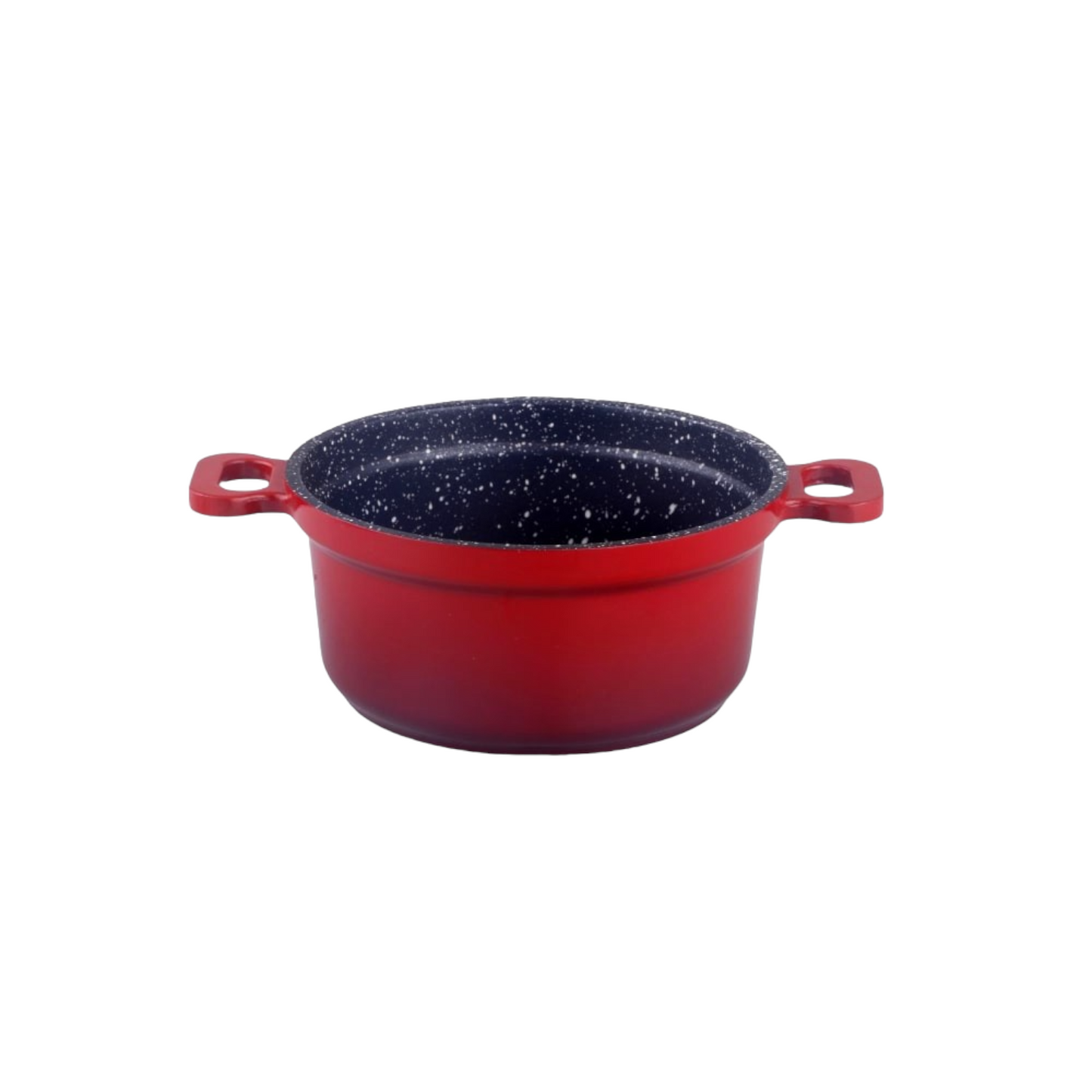 MINI COCOTTE X 4 - 12 CM ROUGE RONDE FONTE D'ALUMINIUM KAMBERG®