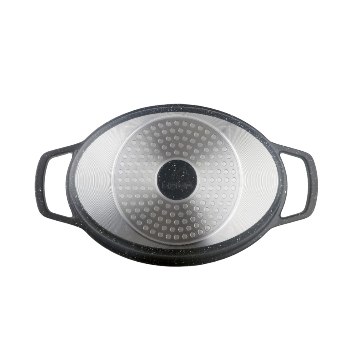 KAMBERG® CAST ALUMINUM OVAL 30 CM BLACK COCOTTE