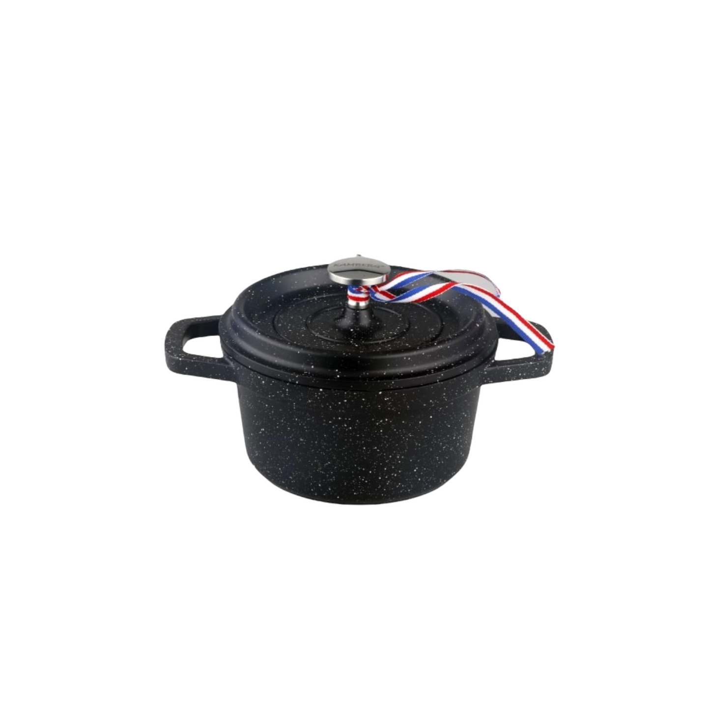 MINI COCOTTE X 4 - 12 CM BLACK ROUND CAST ALUMINUM KAMBERG®