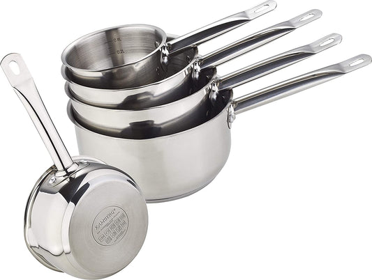 SERIES OF 5 STAINLESS STEEL PANS PRO KAMBERG®