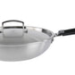 WOK 28 CM INOX TRIPLY MANCHE AMOVIBLE KAMBERG®