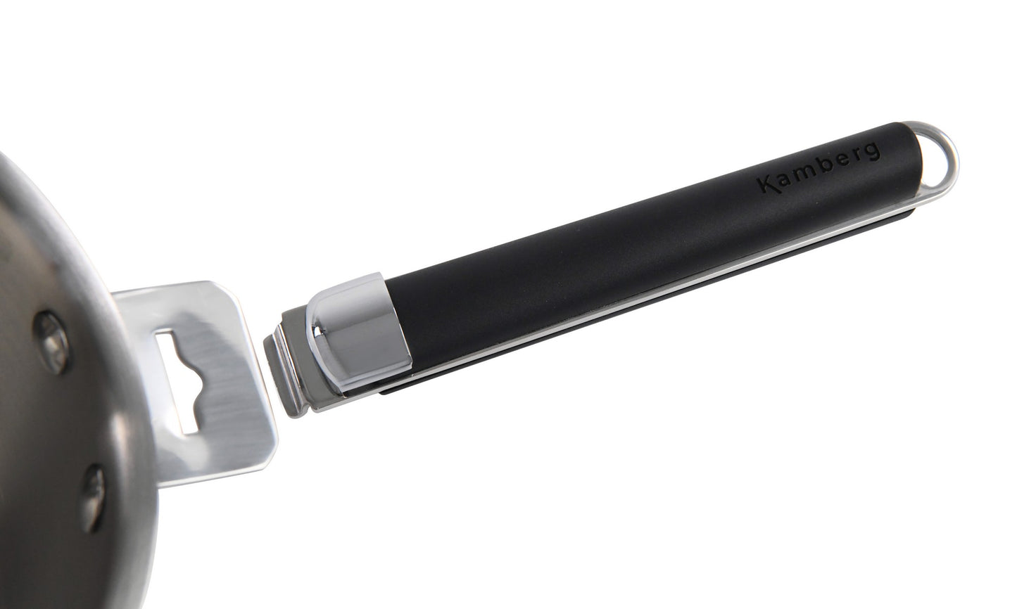 COFFRET 2 CASSEROLES 18/20 CM INOX TRIPLY MANCHE AMOVIBLE KAMBERG®