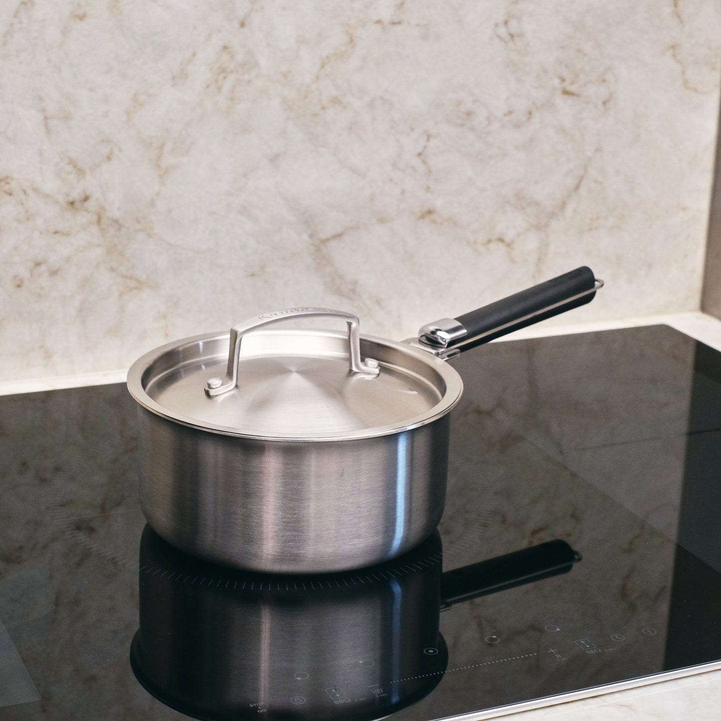 COFFRET 2 CASSEROLES 18/20 CM INOX TRIPLY MANCHE AMOVIBLE KAMBERG®