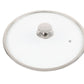 Round lid compatible with cast aluminum pots, pots and pans