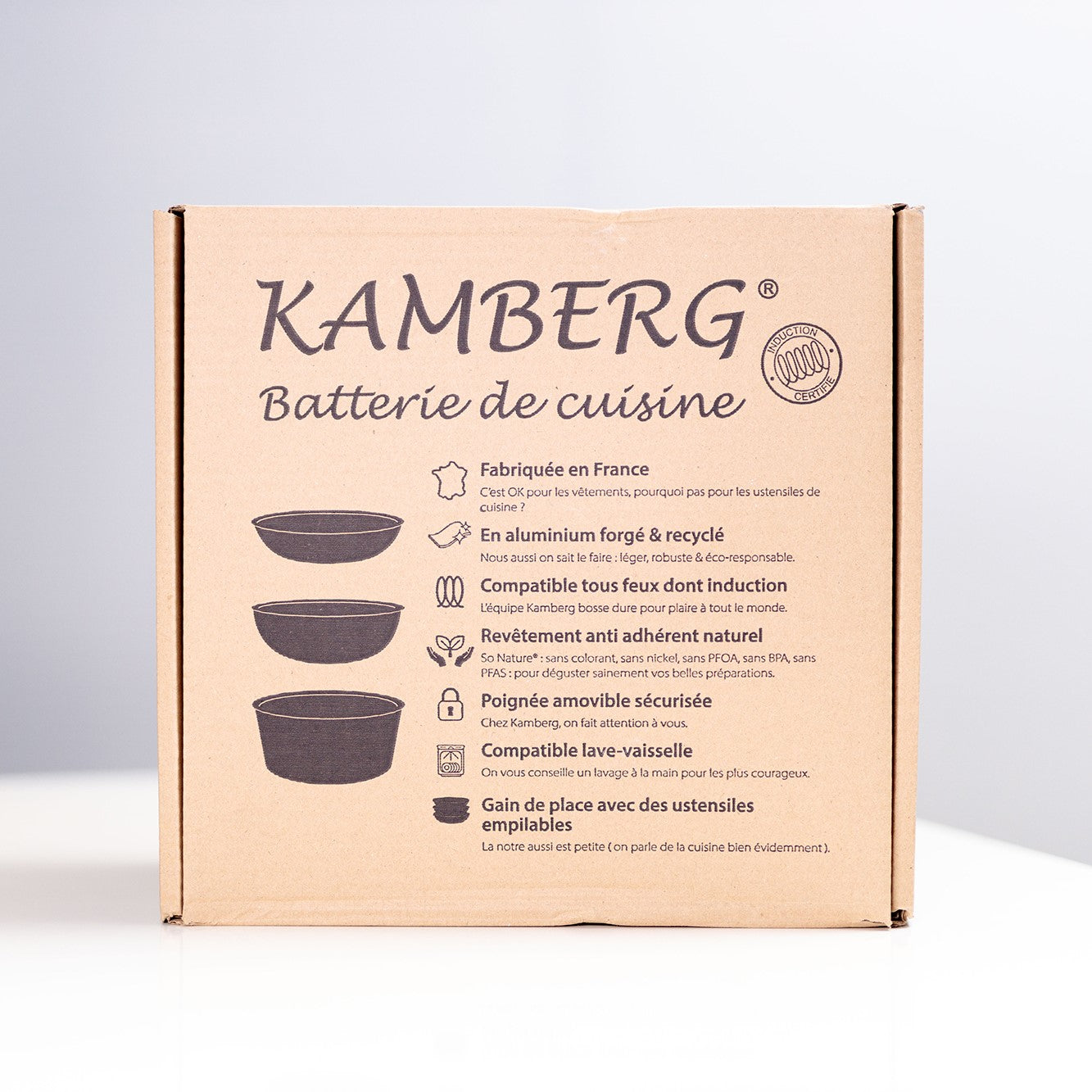 BATTERIE 14 PCS MADE IN FRANCE KAMBERG®