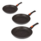 SERIE 3 POELES 20-24-28 CM FONTE D'ALUMINIUM KAMBERG®