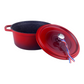 COCOTTE 24 CM RED ROUND CAST ALUMINUM KAMBERG®