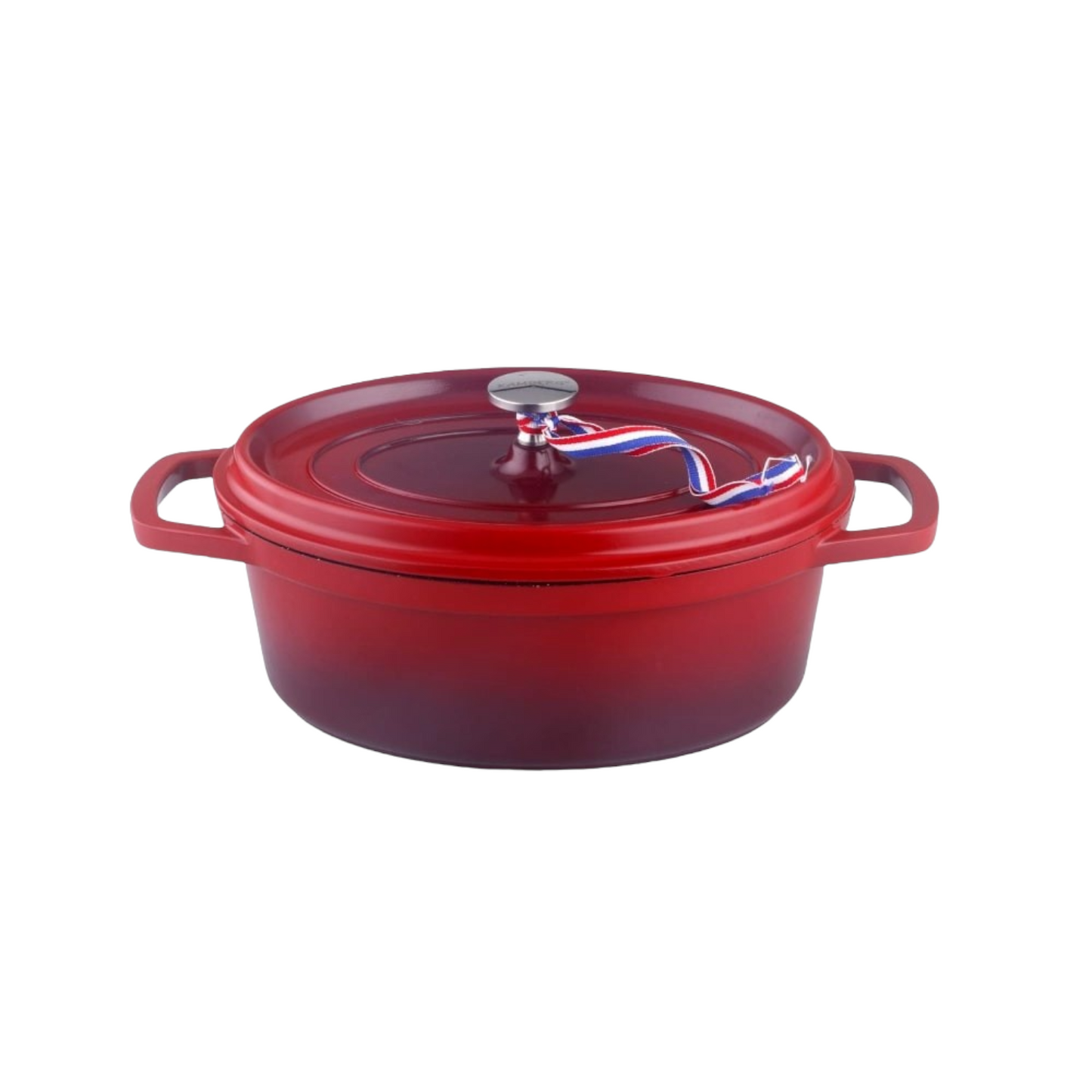 COCOT COTTE 30 CM RED OVAL CAST ALUMINUM KAMBERG®
